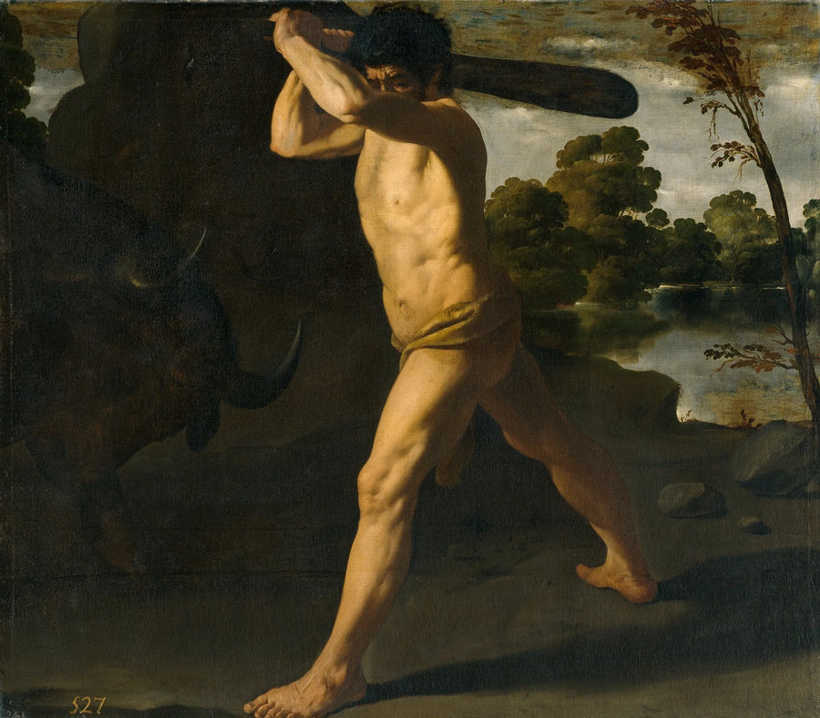 Hercules en de Kretenzische stier - Francisco de Zurbarán