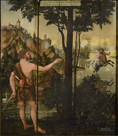 Hercules en Nessus - Lucas Cranach de Oude