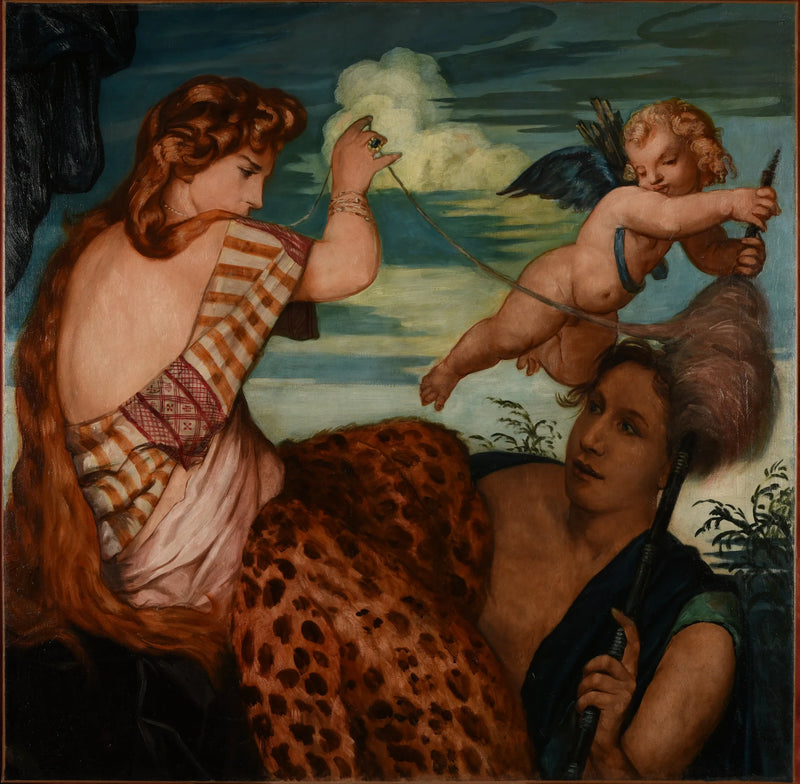 Hercules en Omfale - Émile Bernard