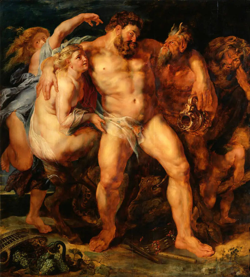 Hercules dronken - Peter Paul Rubens