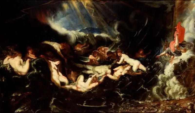 Héro en Léandre - Peter Paul Rubens