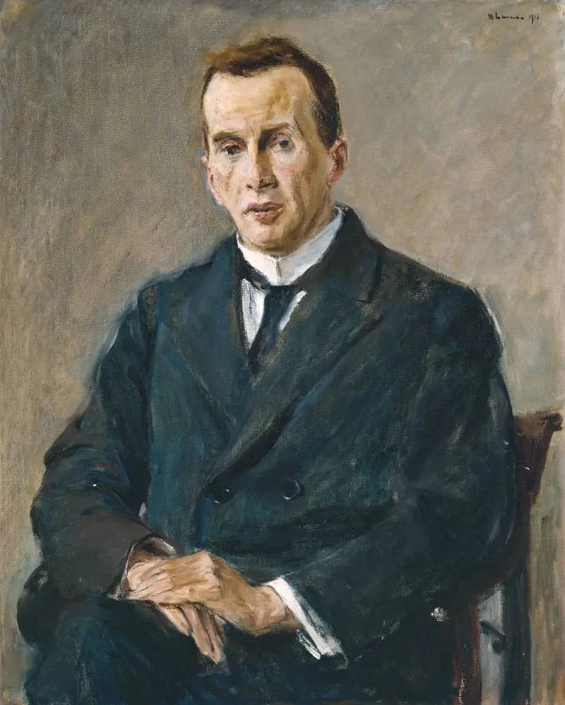 Herenportret Professor Cassirer - Max Liebermann