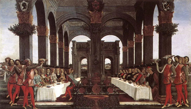 Geschiedenis van Nastagio degli Onesti, vierde episode - Sandro Botticelli