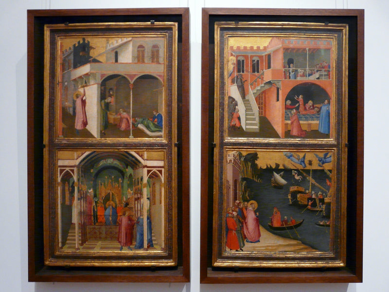 Verhalen van Sint-Nicolaas - Ambrogio Lorenzetti
