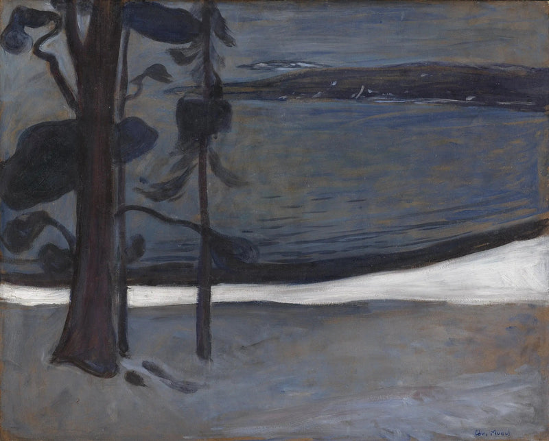 Winter in Nordstrand - Edvard Munch