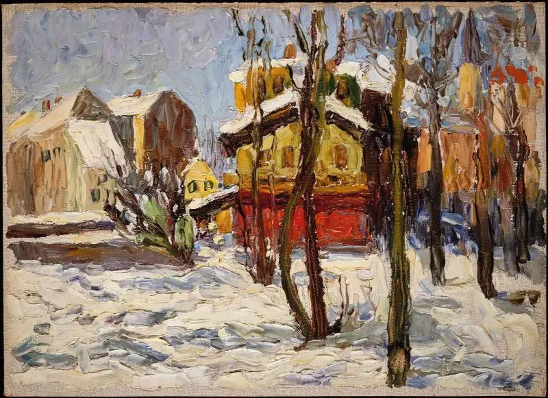 Winter in Schwabing - Vassily Kandinsky