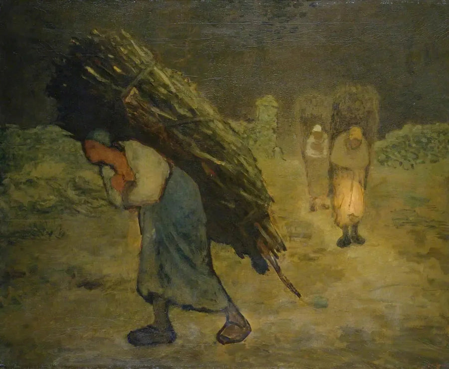 Winter, de homo-verzamelaars - Jean-François Millet