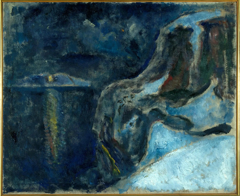 Winter bij de zee - Edvard Munch