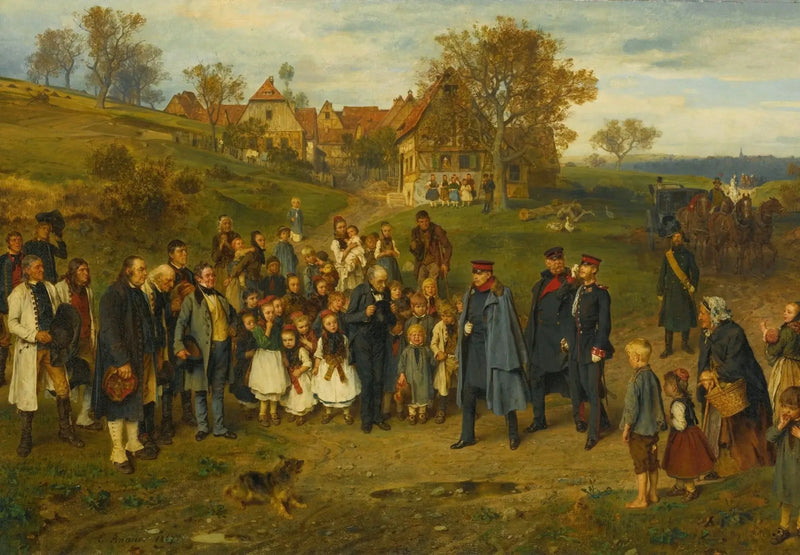 Hoheit op Reis (1867) - Ludwig Knaus

Source:
Hoheit auf Reisen (1867) - Ludwig Knaus