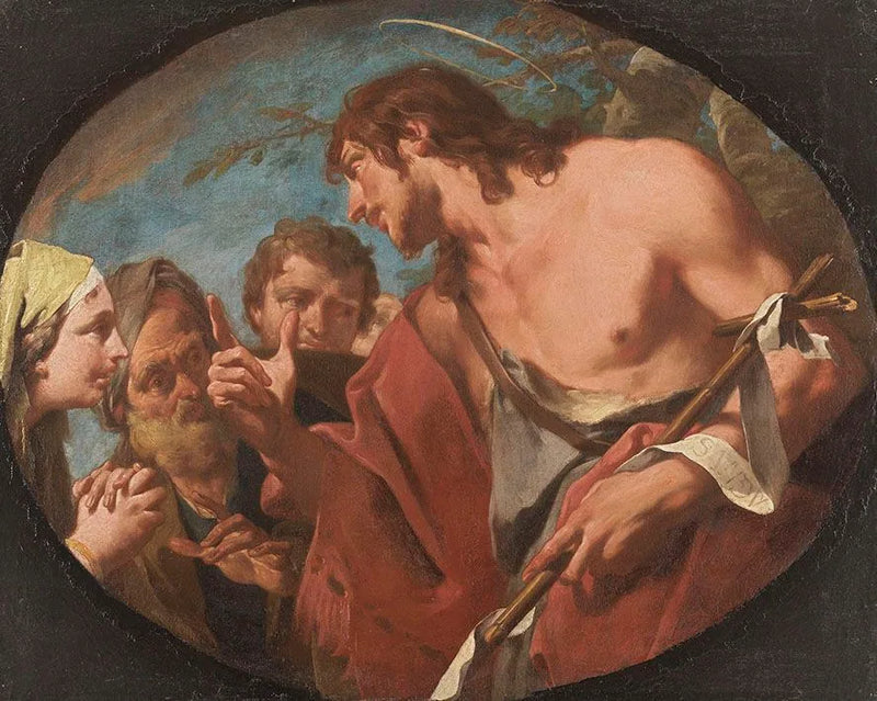Homilie van Jean-Baptiste - Giovanni Battista Pittoni
