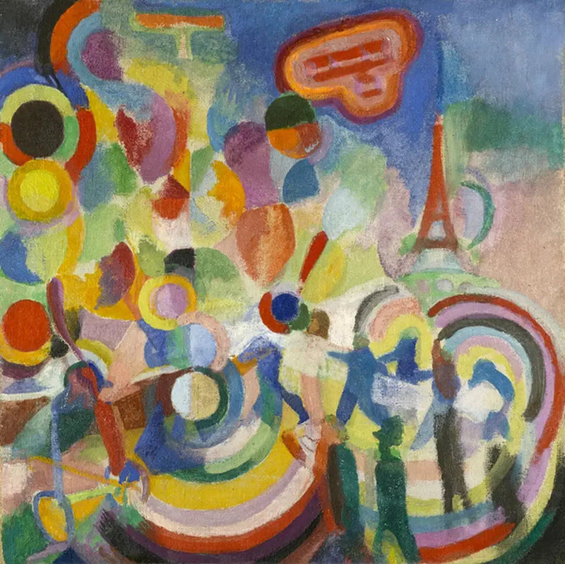Eerbetoon aan Blériot - Robert Delaunay