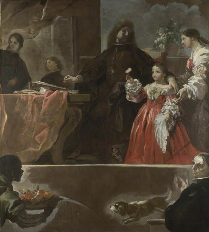 Hommage aan Velázquez - Luca Giordano
