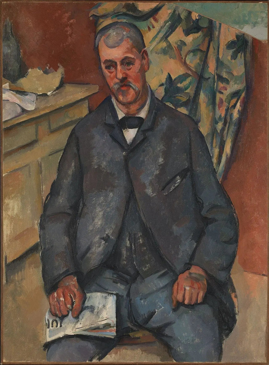 Zittende man - Paul Cézanne