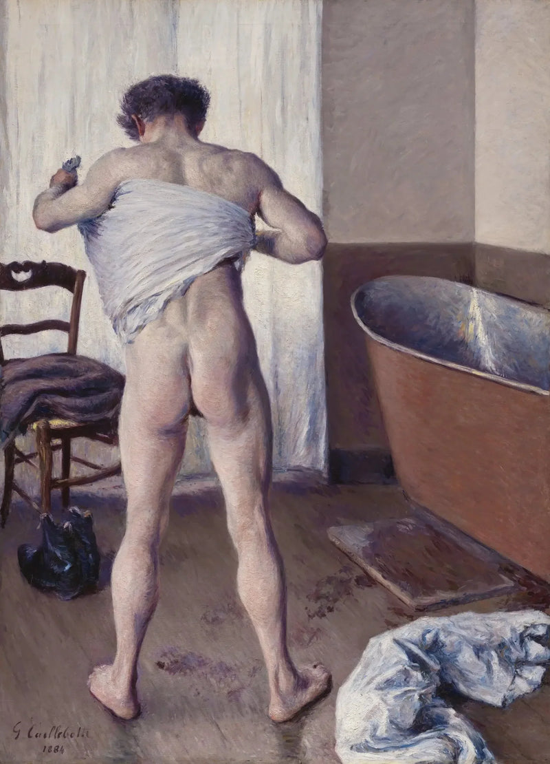 Man in bad - Gustave Caillebotte