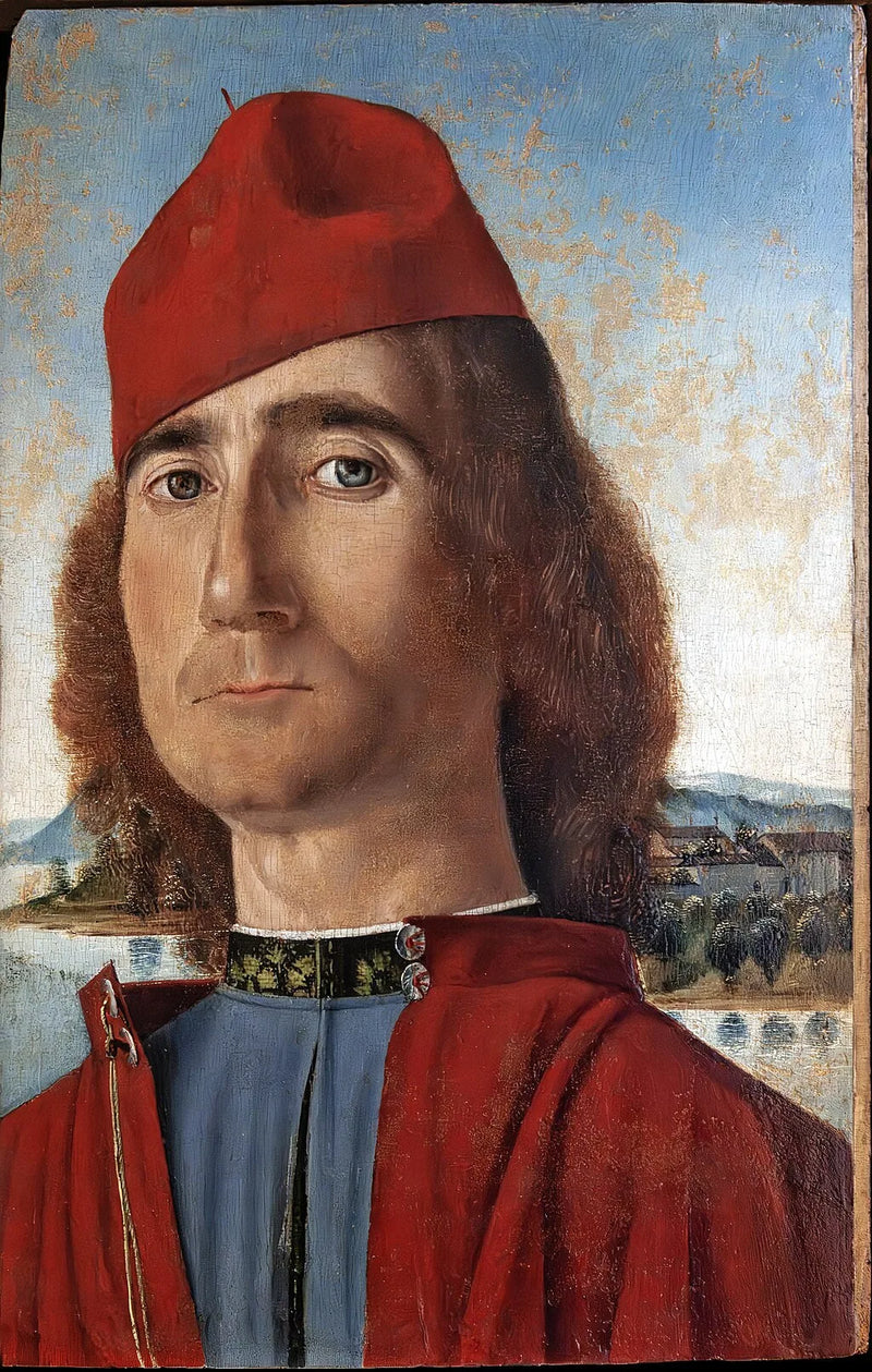 Man met rode beret - Vittore Carpaccio