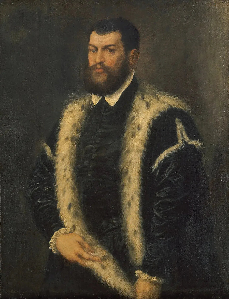 Man met hermelijnen jas - Titian
