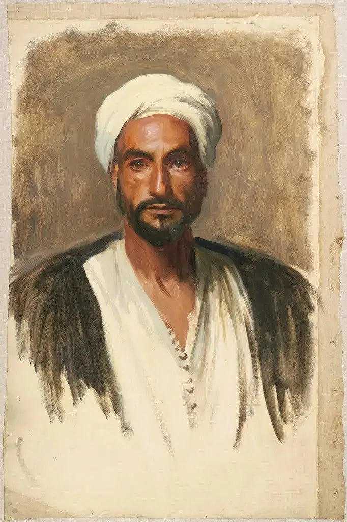 Man met witte tulband - John Singer Sargent