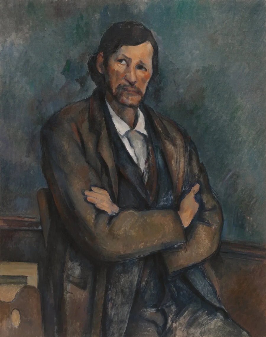 Man met gekruiste armen - Paul Cézanne