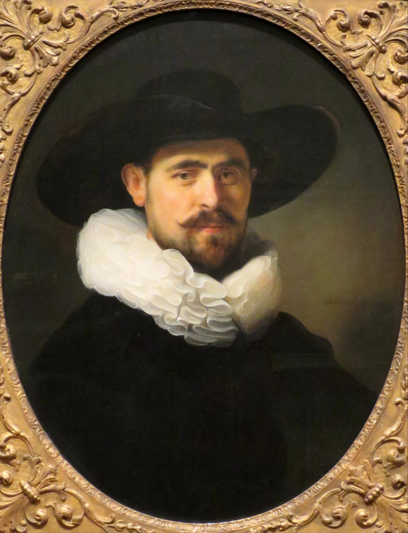Portret van een bebaarde man met een brede hoed, waarschijnlijk Pieter Seijen (1592-1652) - Rembrandt