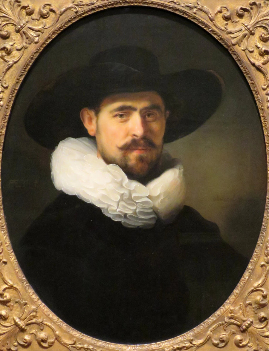 Portret van een bebaarde man met een brede hoed, waarschijnlijk Pieter Seijen (1592-1652) - Rembrandt