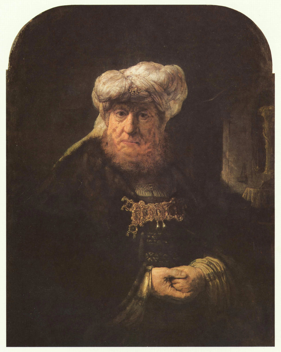 Man in oosterse kostuum - Rembrandt