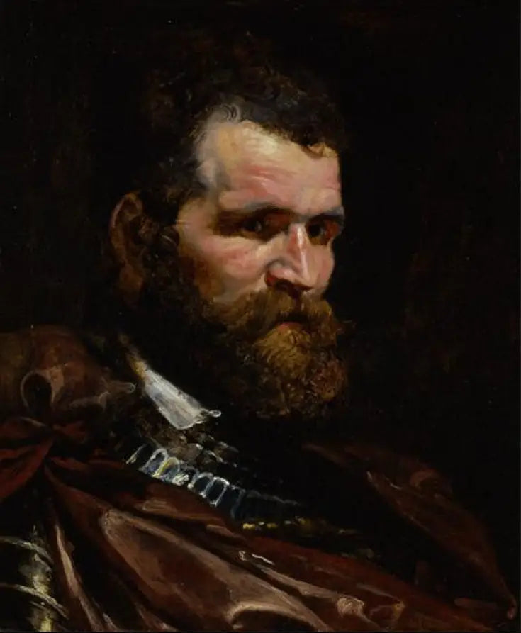 Man in harnas - Peter Paul Rubens