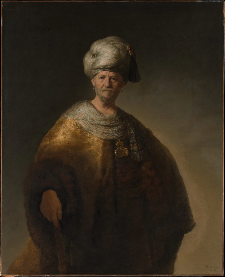 Homme en turban - Rembrandt (Rembrandt van Rijn)