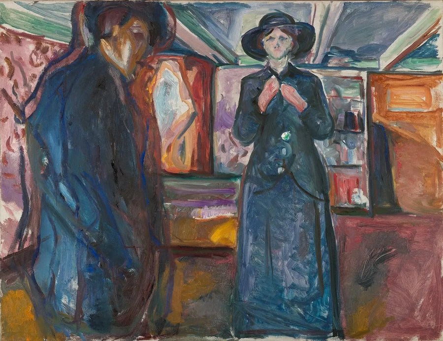 Man en Vrouw - Edvard Munch