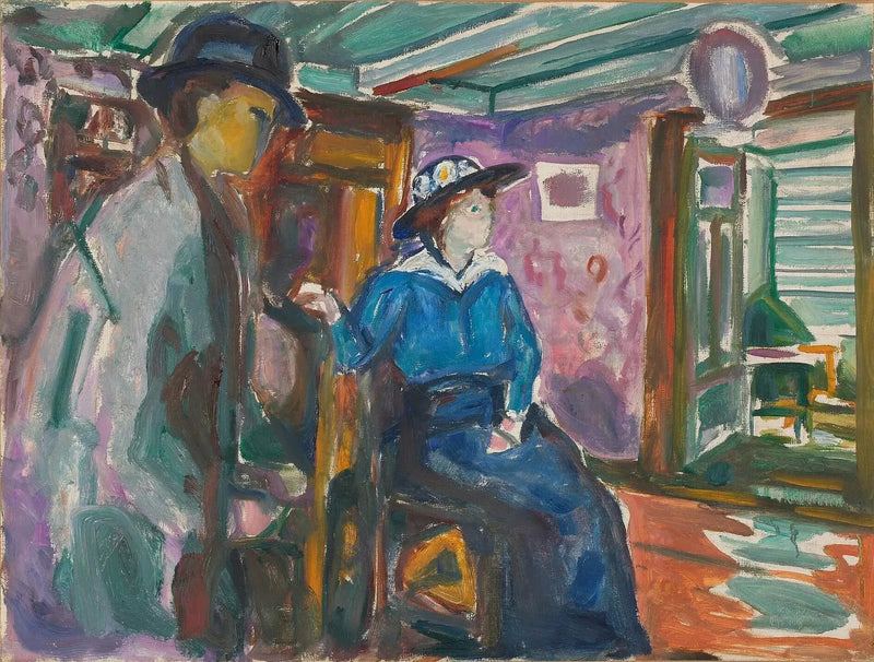 Man en Vrouw - Edvard Munch