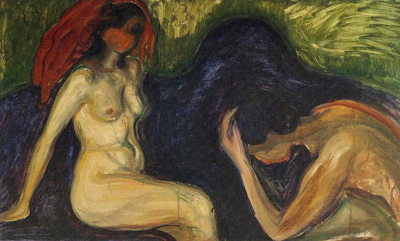 Man en Vrouw - Edvard Munch