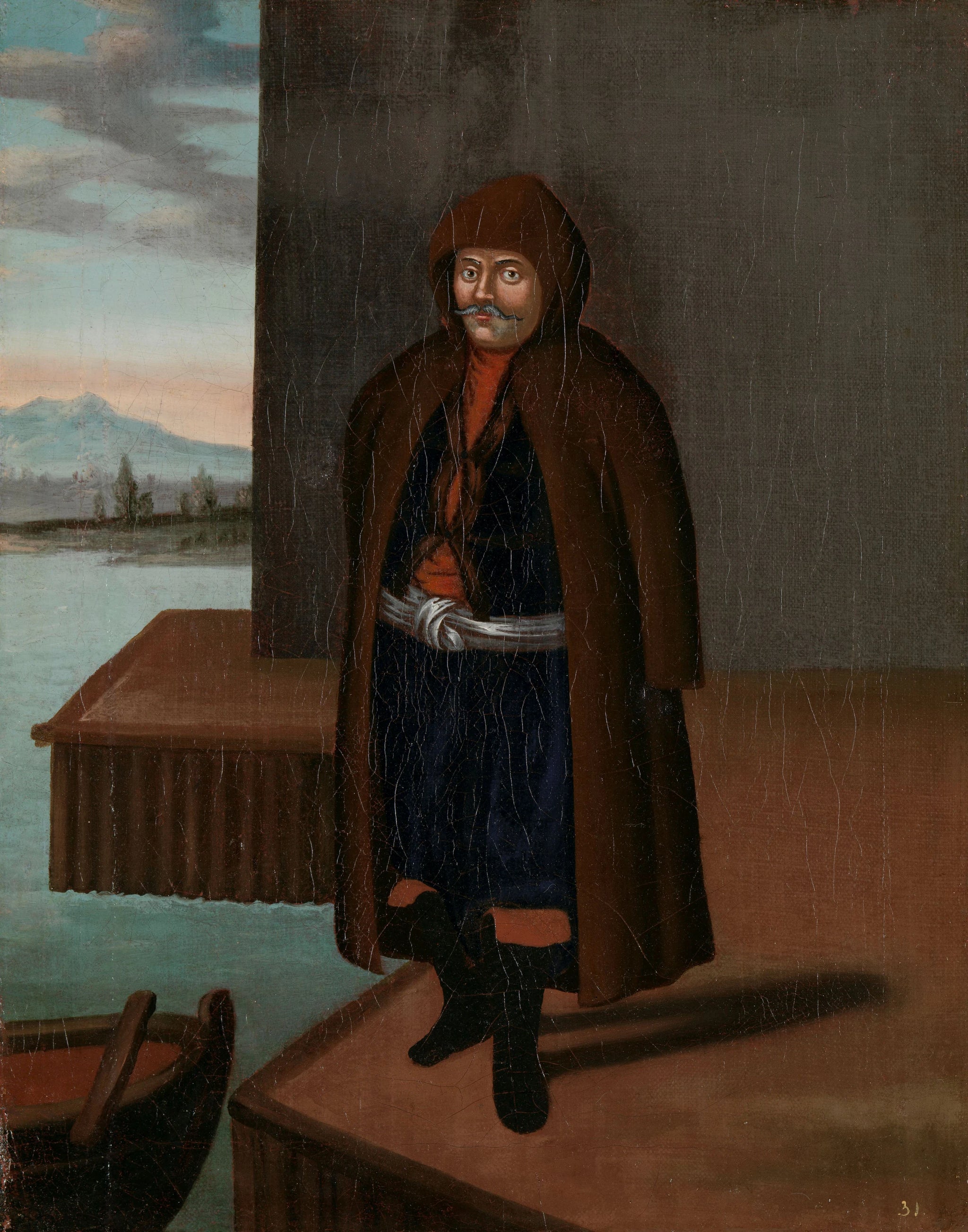 Homme de l'île de Patmos - Jean-Baptiste van Mour