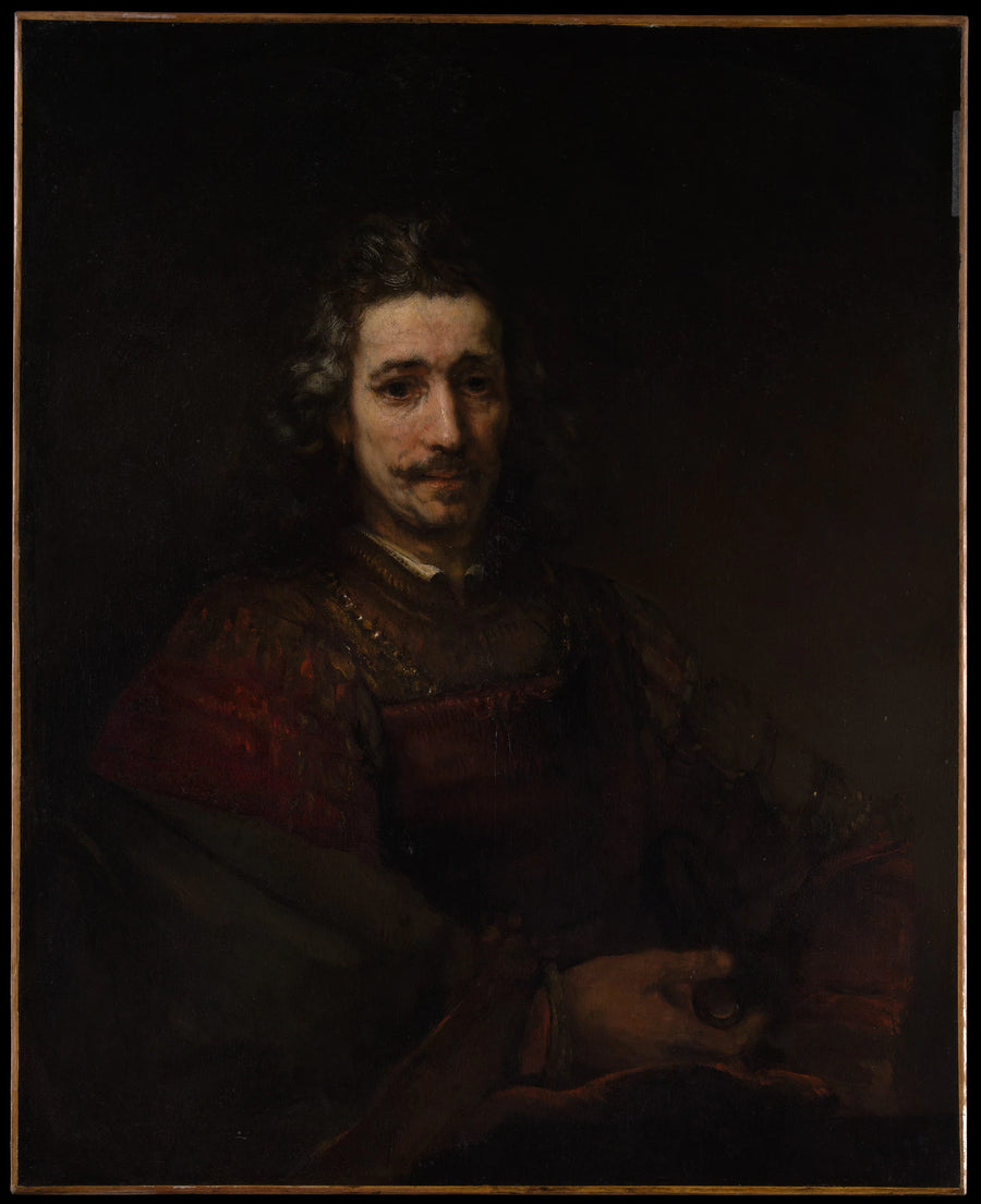 Homme à la loupe - Rembrandt (Rembrandt van Rijn)
