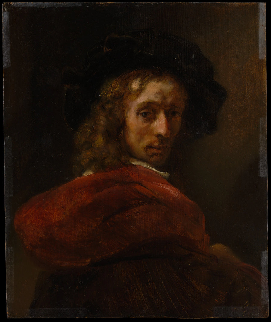 De man met de rode mantel - Rembrandt