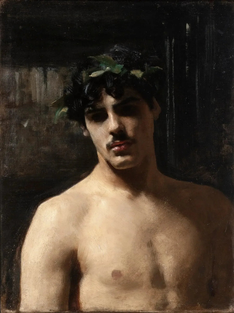 Man met laurier - John Singer Sargent