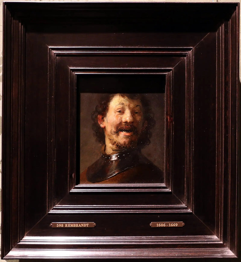 Lachende man - Rembrandt