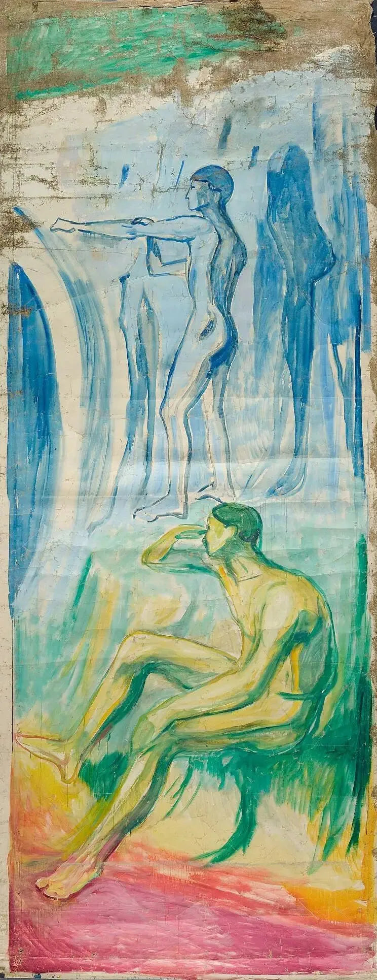 Mannen gekeerd naar de zon - Edvard Munch