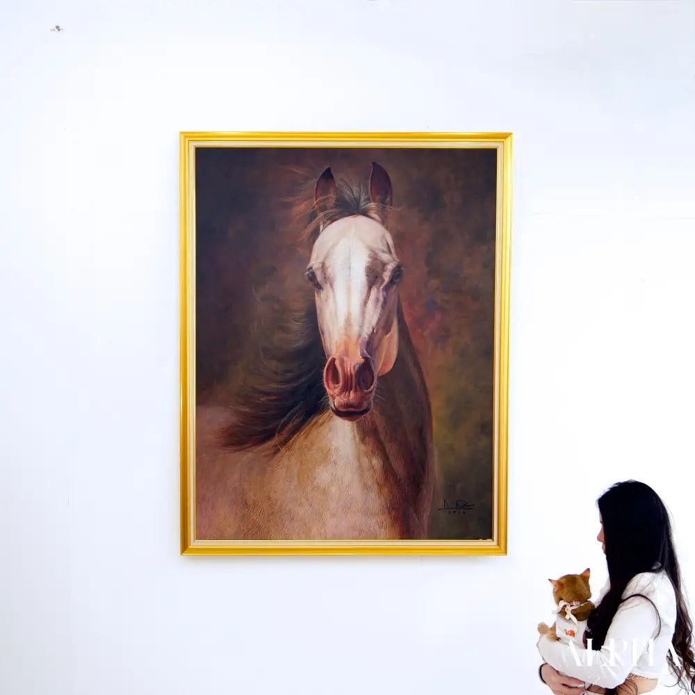 Horse – Somchai | 100 x 130 cm Reproductions de tableaux à la peinture à l’huile