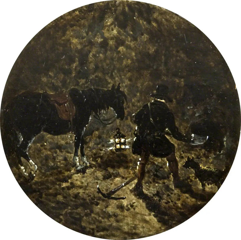 Acht ronde jachtscènes op vossenjacht: de aarde stopt 's nachts - John Frederick Herring, Sr.

Source:
Huit scènes circulaires de chasse au renard : la Terre s'arrête la nuit - John Frederick Herring, Sr.