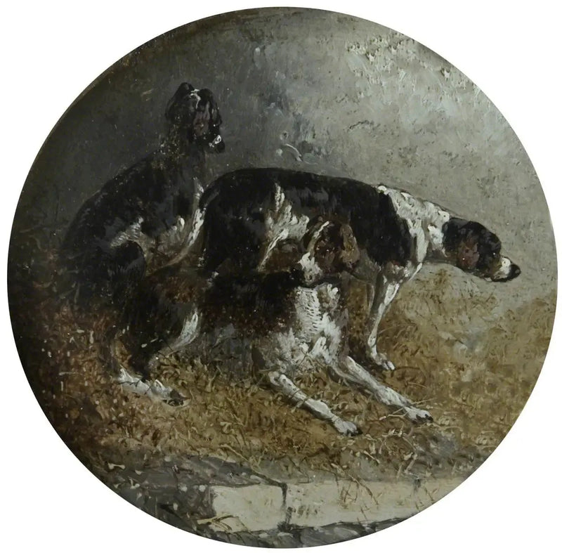 Acht ronde jachtscènes op vossenjacht: drie honden rusten - John Frederick Herring, Sr.

Source:
Huit scènes circulaires de chasse au renard : trois chiens au repos - John Frederick Herring, Sr.