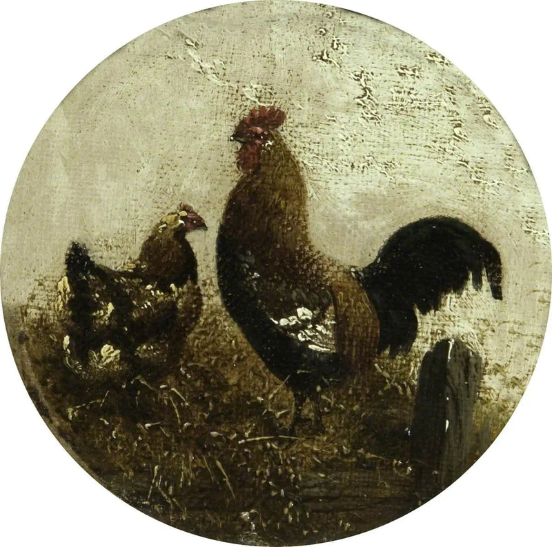 Acht ronde boerderijdieren scènes: haan en hen - John Frederick Herring, Sr.

Source:
Huit scènes de ferme circulaires : coq et poule - John Frederick Herring, Sr.