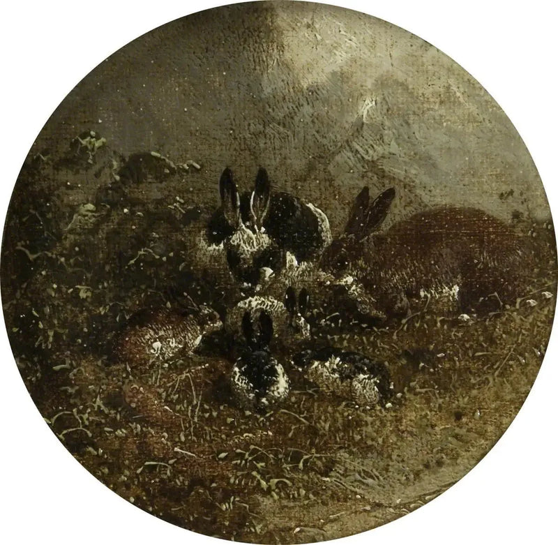 Acht ronde boerderijdieren scènes: konijnen - John Frederick Herring, Sr.

Source:
Huit scènes de ferme circulaires : lapins - John Frederick Herring, Sr.