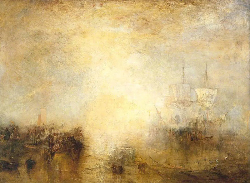 'Hoera! voor de walvisvaarder Erebus! Nog een vis!' - J. M. W. Turner