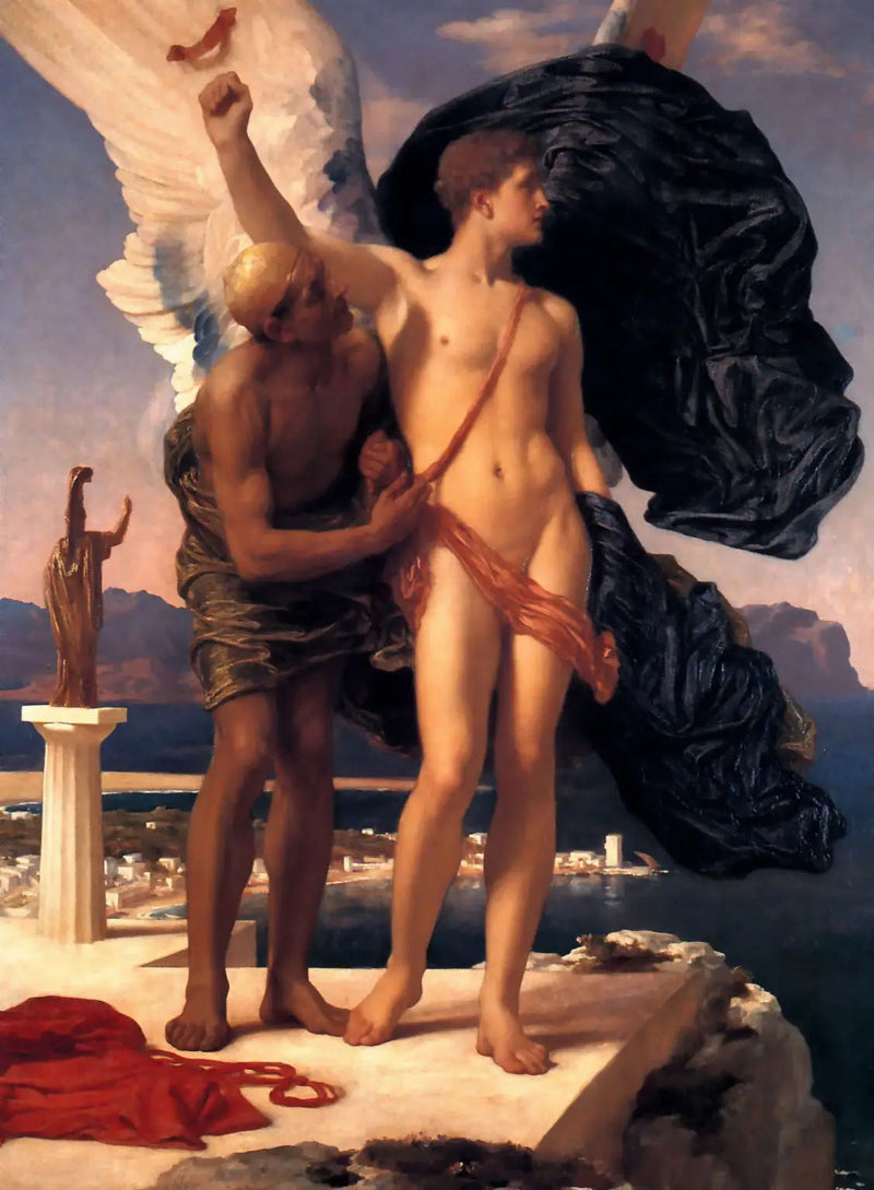 Icare en Dédale - Frederic Leighton

Source:
Icare et Dédale - Frederic Leighton
