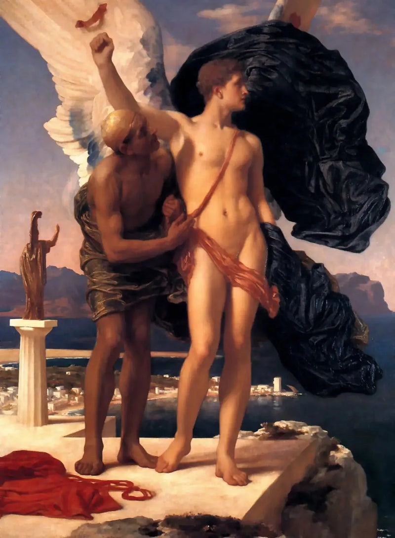 Icare en Dédale - Frederic Leighton

Source:
Icare et Dédale - Frederic Leighton