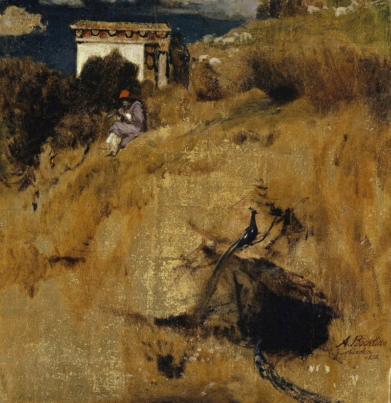 Idylle (fragment van een kamerscherm) - Arnold Böcklin

Source:
Idylle (fragment de paravent) - Arnold Böcklin