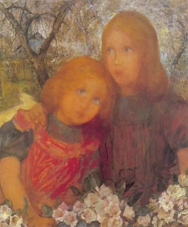 Lente-idylle - Piet Mondrian