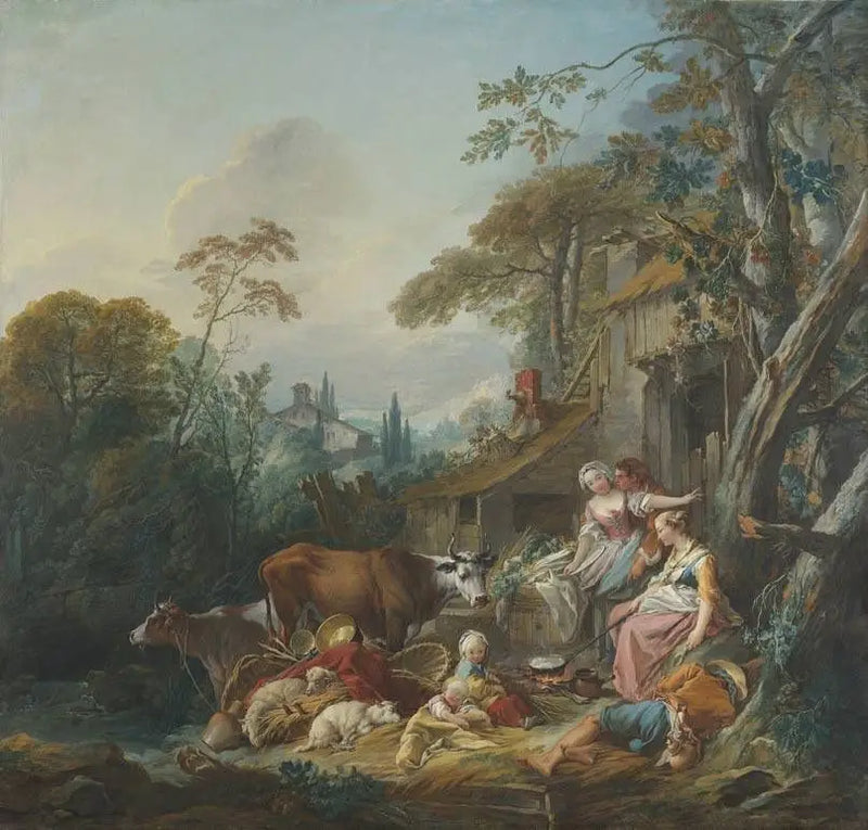 Landelijke idylle - François Boucher