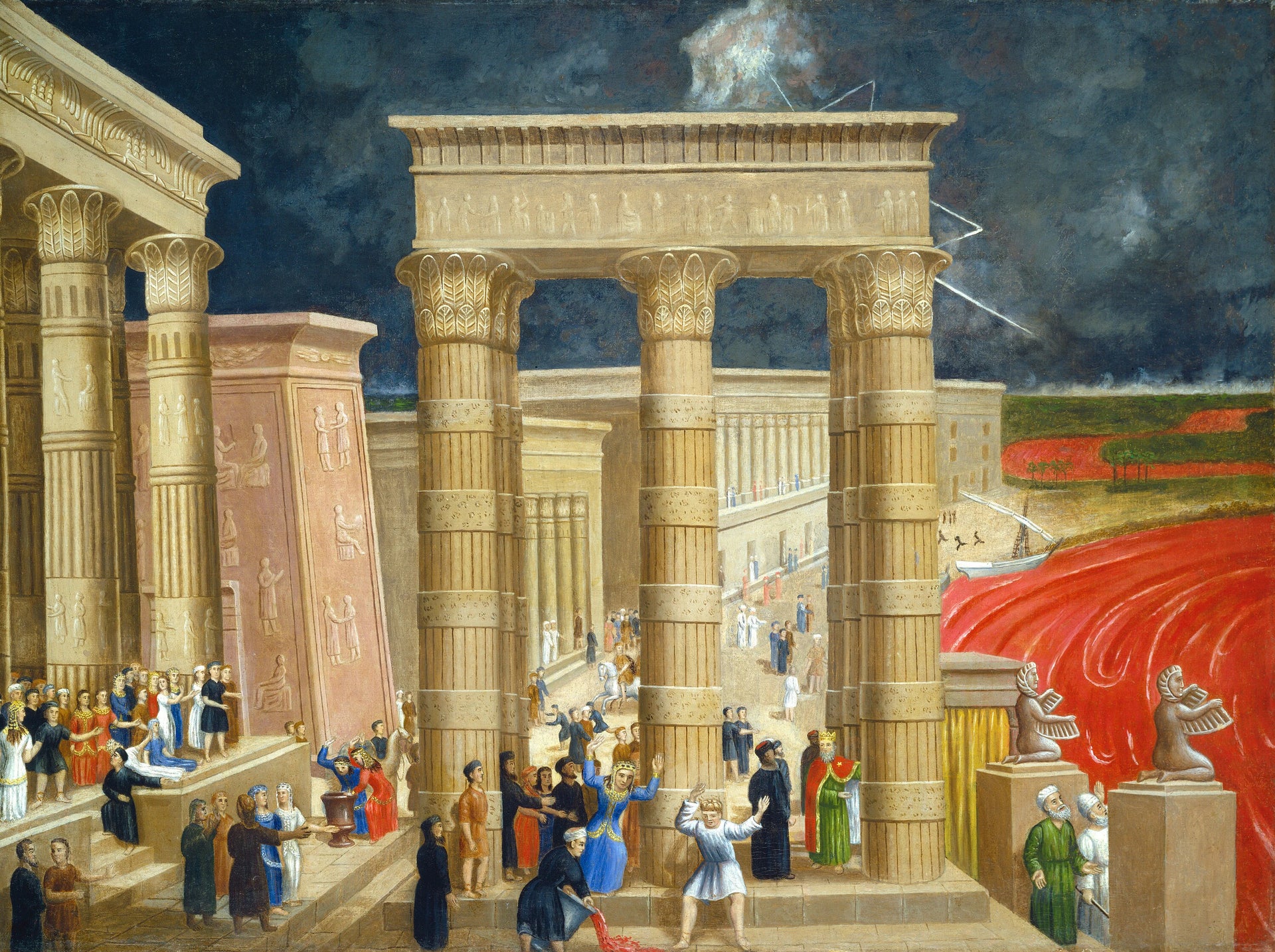 "Il a transformé leurs eaux en sang" - Erastus Salisbury Field