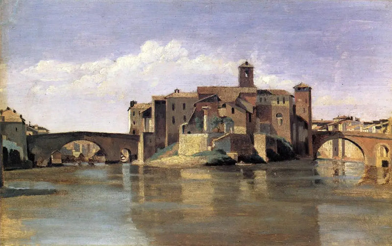 Eiland van San Bartolomeo - Jean-Baptiste Camille Corot