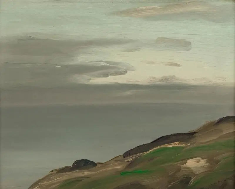 Île Monhegan, Maine - Robert Henri image 1 copie peinte à la main à l’huile